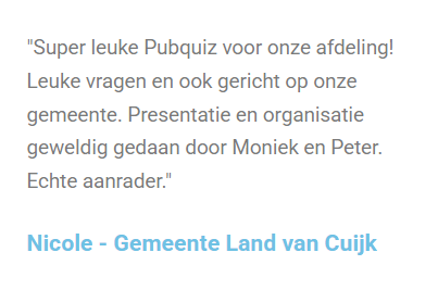 review-gemeentelandvancuijk-landvancuijk-gezelligheidsdieren-pubquiz