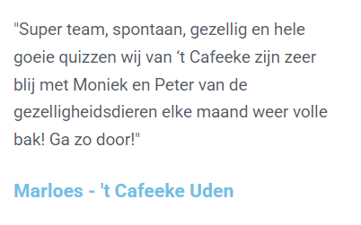 review-tcafeeke-uden-gezelligheidsdieren-pubquiz